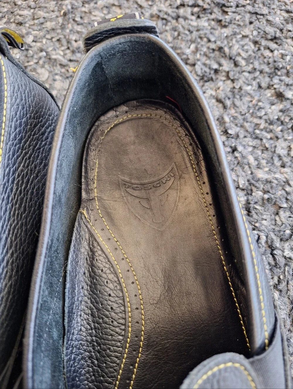 Michael Toschi Onda Driving Loafers Shoes Mens Size 13 Black Leather